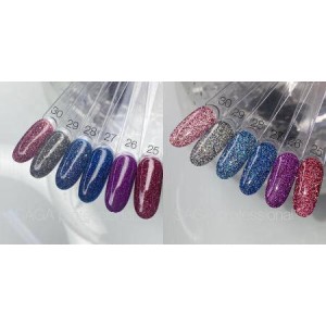 Светоотражающий гель-лак SAGA Fiery Gel №25, 9 мл. Photo 2